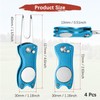 TIXIPEM Golf Divot Repair Tool [4PCS] - Switch Foldable Divot