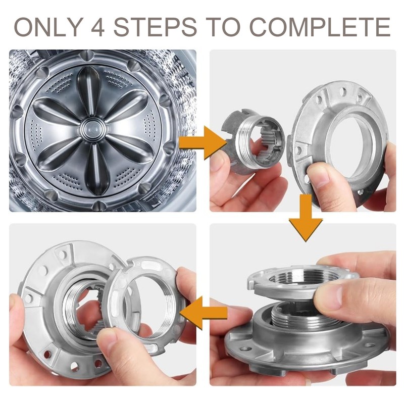 W10324651 Hub Replacement Aluminum Alloy Washer Basket Drive Hub Kit