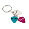 Fender Picks Keychain Pink, Turq, Pearl
