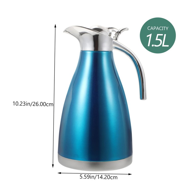 Mikinona Stainless Steel Thermal Water Bottle Double Layer Insulated Kettle