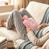 6 Pcs Mini Hot Water Bottles with Covers, Small Hot