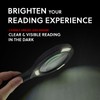 Flipo Magnifying Glass with Light - 5X Portable Large Handheld