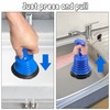 Sink & Toilet Plunger – Compact Drain Unblocker for Kitchen