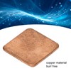 100pcs Copper Pad Shim Thermal Conductivity Burr Free Copper Shim