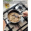 Cook N Home Nonstick Sauce Pan Set 1Qt and 2Qt,