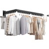 ZdwCyl Wall Mounted Clothes Hanger,Clothes Drying Rack,Laundry Drying Rack,Laundry Rack