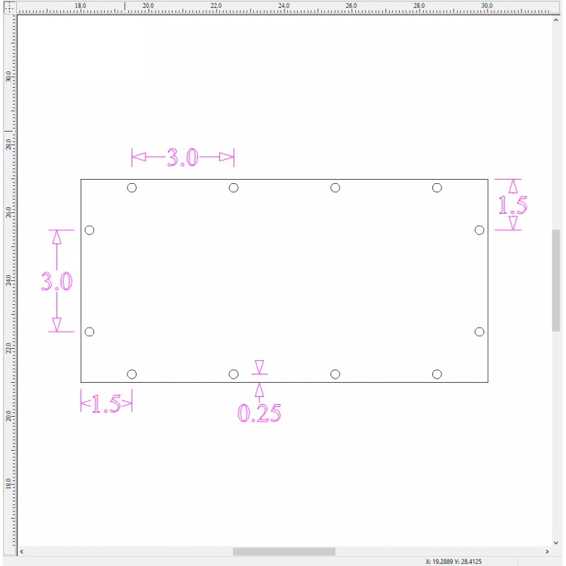 Skar Audio Blank 12” X 6” Plexiglass Viewing Window 3/4"