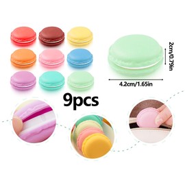 AOYEGIC 9-Piece Mini Storage Box Set, Cute Small Jewellery Box, Portable Cosmetic Bag, Girls Things Box, for Storage, Beads, Candy, Earrings, Ring, Jewellery, Necklaces and Cosmetics (Colourful)