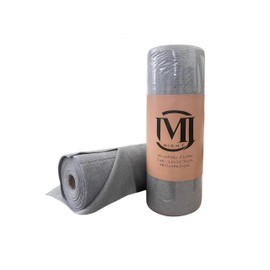 MRIGHT Gray Microfiber Cleaning Cloths Roll, 12x12 Inch, 60 Sheets-2 Rolls, Reusable, Machine Washable, Super Absorbent, Lint Free, Tear Away Design (1)