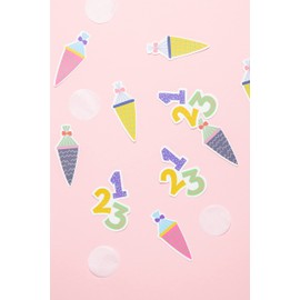 Folat 66084 Table Confetti Back to School Pack of 45 Multi-Coloured
