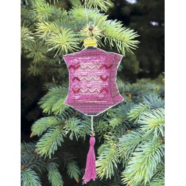 Charivna Mit Christmas tree toy cross-stitch kit T-42C Set of pictures Colorf...