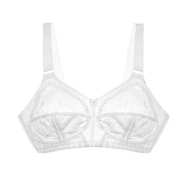 Triumph Womens Doreen X Non-wired Bra, White, 46DD UK