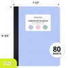 ONAVIA Plastic Composition Notebook College Ruled, 160 Pages, Assorted