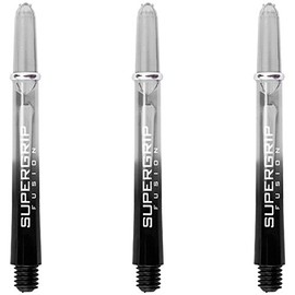 ダーツ用シャフト Harrows SUPERGRIP FUSION SHAFT BLACK/CLEAR MEDIUM