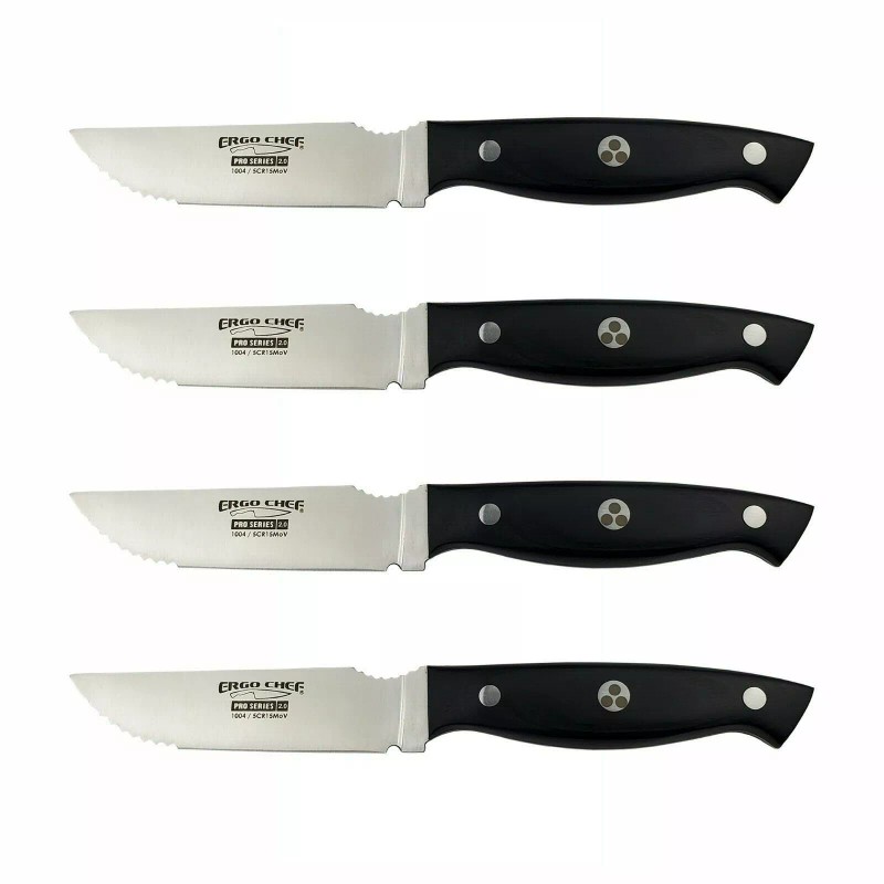 Ergo Chef 2.0 Pro Series 4pc. Ultimate Steak Knife Set
