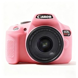Funda para Cámara Canon EOS Rebel T7 Rebel T6, Funda Protectora de Cámara de Goma de Silicona Suave, Accesorios de Cubierta, Ligera, Antiarañazos con 