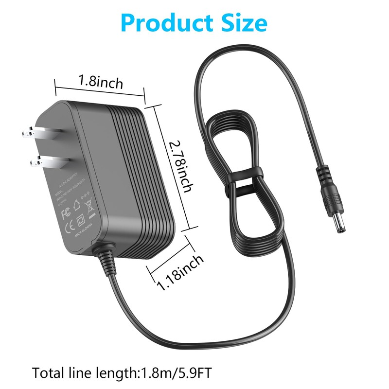 13V Charger for TruMedic Massager Compatible with TruMedic IS-2000 IS2000