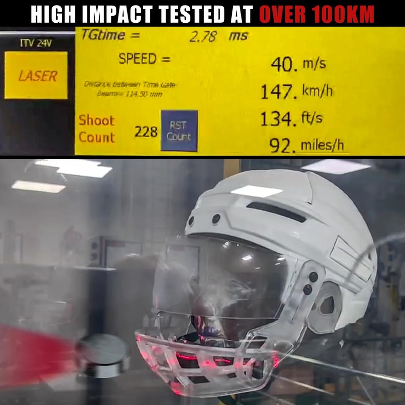 GY Hockey Lower Face Shield Cage – Adult Ice Hockey