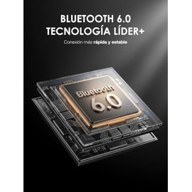 1 Hora Audifonos Inalambricos Bluetooth 6.0 In Ear con Pantalla LED, hasta 25H, Sonido Claro, Micrfono, Emparejamiento Automtico para Msica, Llamadas 