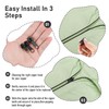 6PCS Zipper Repair Kit, Zip Puller Replacement Set, 3 Sizes