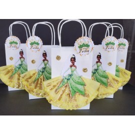 Unbranded Royal princess and the Frog Tiana prince Naveen Birthday Party Favor treat bags - 13pcs bags
