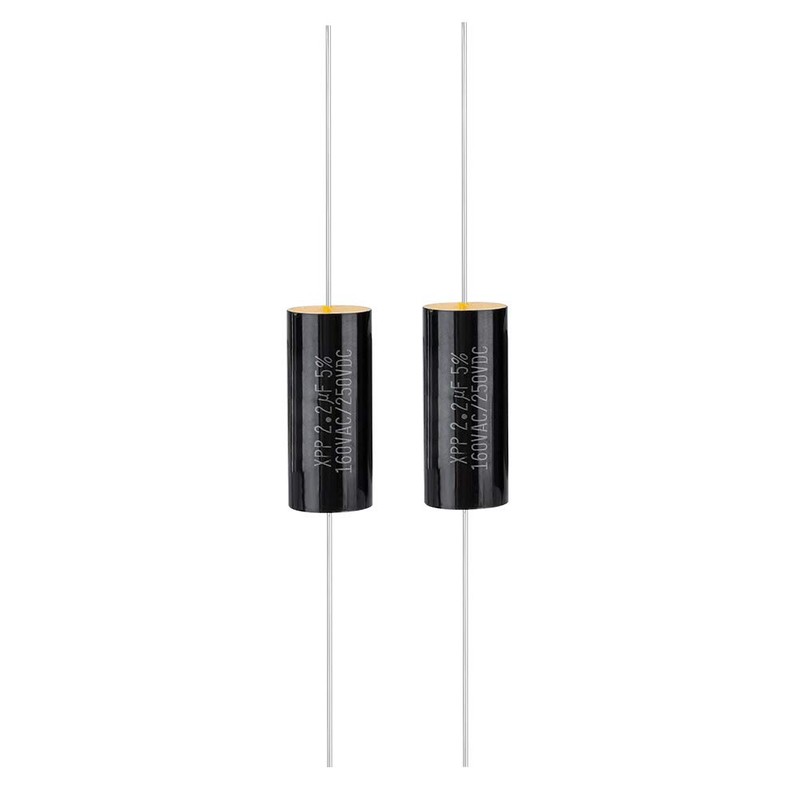 2pcs Capacitor Frequency Divider, DC 250V 1uF / 2.2uF /