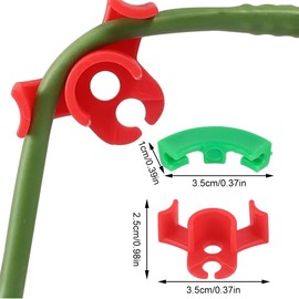 EYVRPAU Pack of 40 Plant Benders, Plant Trainer for Low Load, Plant Training Bending Clips, 90 Degree Plant Support Clips, Gardening Plant Support