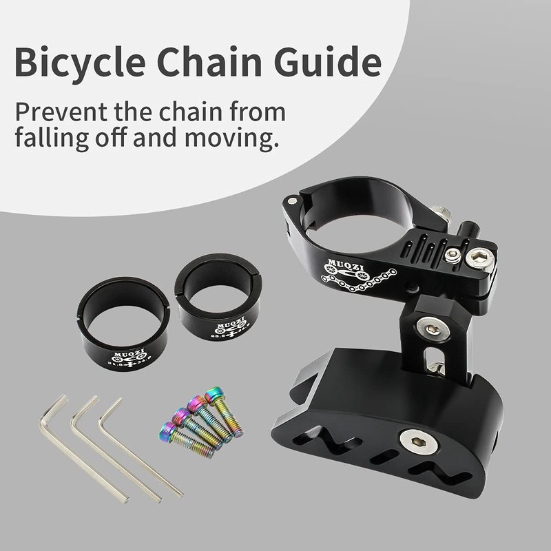 MUQZI MTB Chain Guide, Aluminium Alloy Single Disc Chain Guide