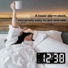 Königswerk Digital Alarm Clock,LED Electronic Clocks Large Display, Adjustable Brightness,