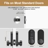 GEONFINO Smart Door Lock with Knob, Keyless Entry Door Lock