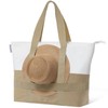Reiseresa Beach Bag with Hat Holder Strap, Large Beach Bag
