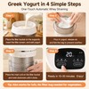 Auto Greek Yogurt Maker for Thick Cheese Yogurt & Homemade