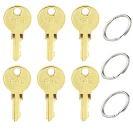 E114 Toilet Paper Towel Dispenser Key-6 Pack