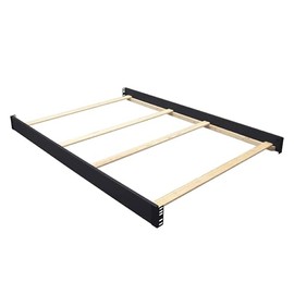Full Size Conversion Kit Bed Rails for Canton Deluxe Crib by Delta Children - #0050 (Black - 001)