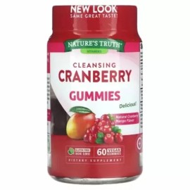 Nature's Truth Cleansing Cranberry Gummies Natural Cranberry Mango 60 EA