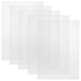 Giantree 5 Pieces of Animal Skin Costume Eye Mask Mesh, PVC Eye Mask Plastic Mesh, White Hard Linen Suitable for Orc Masks Cosplay Props Animal Skin Costumes Handicrafts, 11.8 inches x 8.27 inches