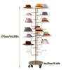 FWTXZTER Metal Hat Rack, Retail Freestanding Hat Wig Display Stand,