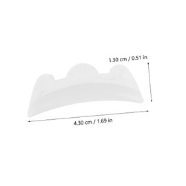 Gogogmee 10 Pairs Eyelash Spacer Lash Lift Pads Lash Lamination Supplies Lash Perming Pads Eyelash Perming Rods Eyelash Lift Kit Eyelash Curler Eyelash Lift Tool Transparent