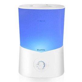 BlueHills Premium 3000 ML XL Essential Oil Diffuser Aroma Humidifier 3 Liter Big Capacity Huge Size Plant Baby Living Room Décor Lights Home High Mist Long Run Time Aromatherapy Diffuser White 3L-K1