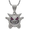 Pendant Necklace Alloy Funny Devil 60cm Stainless Steel Chain Exquisite