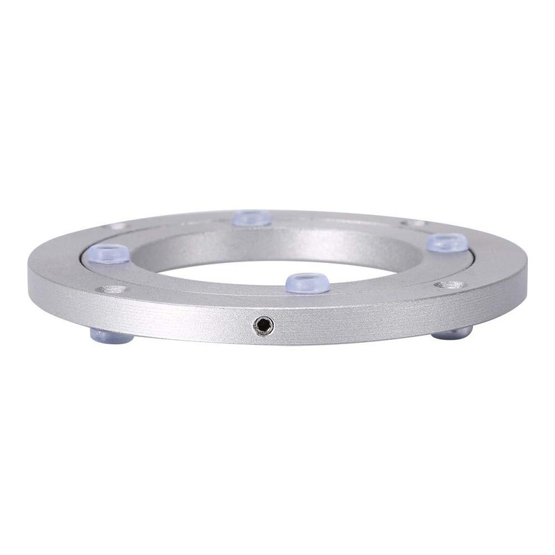 ochun Rotating Stand, Round Shelf, Aluminum Alloy, Rotating Turntable, Smooth