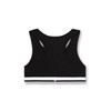 Sanetta Bustier Schwarz Reggiseno Sportivo, Super Black, 140 cm Bambina