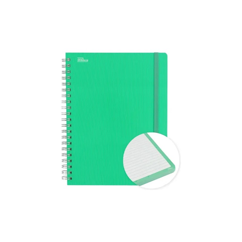 Cuaderno Profesional Arcoíris 100h Pasta Dura 6 Pzas
