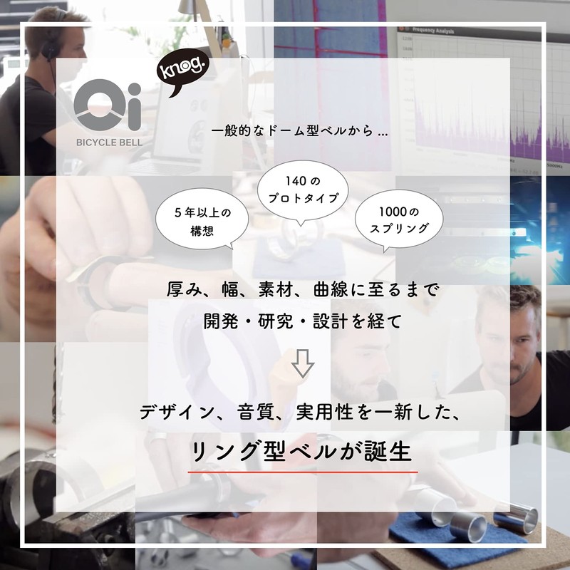 KNOG Bicycle Bell Oi LUXE Ring Type (Inner Diameter: 0.8