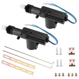 LKRXW 2Pcs 12V Door Lock Actuator Kit Heavy Duty High Power Door Locking Actuator Universal Electric Door Lockout Actuator Automotive Replacement Locking Entry System Tool 2 Wire