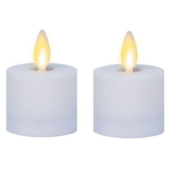 Luminara Moving Flame LED Flameless Tealight (1.4" x 2") Remote