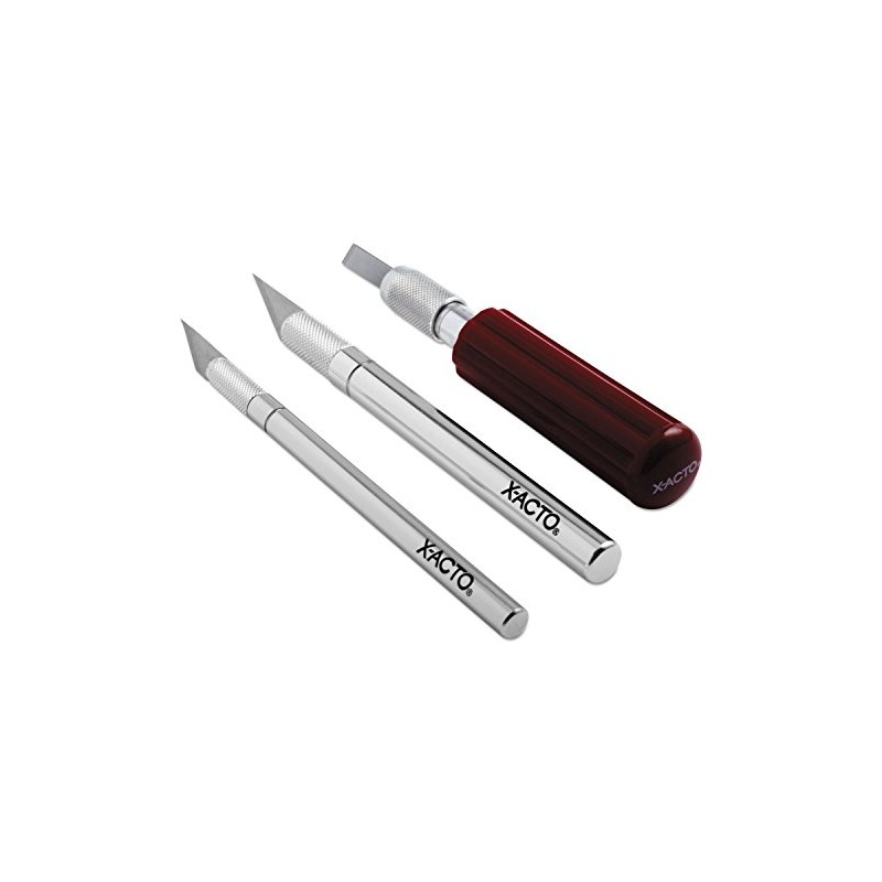 X-ACTO Compression Basic Knife Set, Includes 3 Knives, 13 Blades,