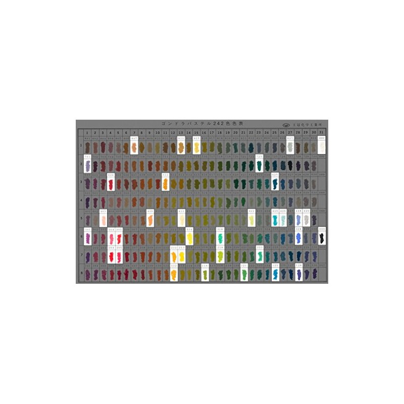 Gondola soft pastel colors set 36