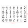 arriettycraft Clear Tarot Stamps for Tarot Journal, Set of 26
