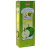 NEW: HEM "GREEN APPLE" HEXA INCENSE STICKS, 6 PACKS X